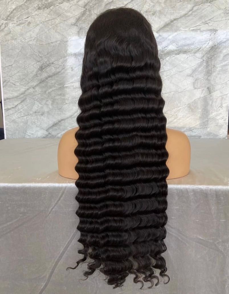 Deep Wave Frontal Wig 18 inch