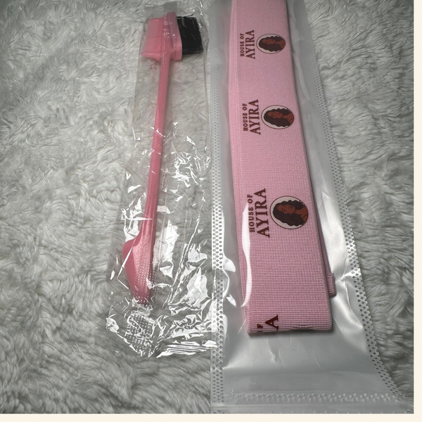 Cinta de encaje y cepillo para bordes