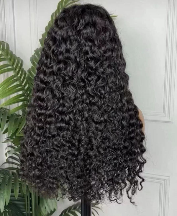 Burmese Curly Frontal Wig - 28"