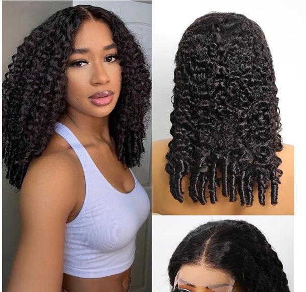 5x5 Burmese Curly Closure Bob