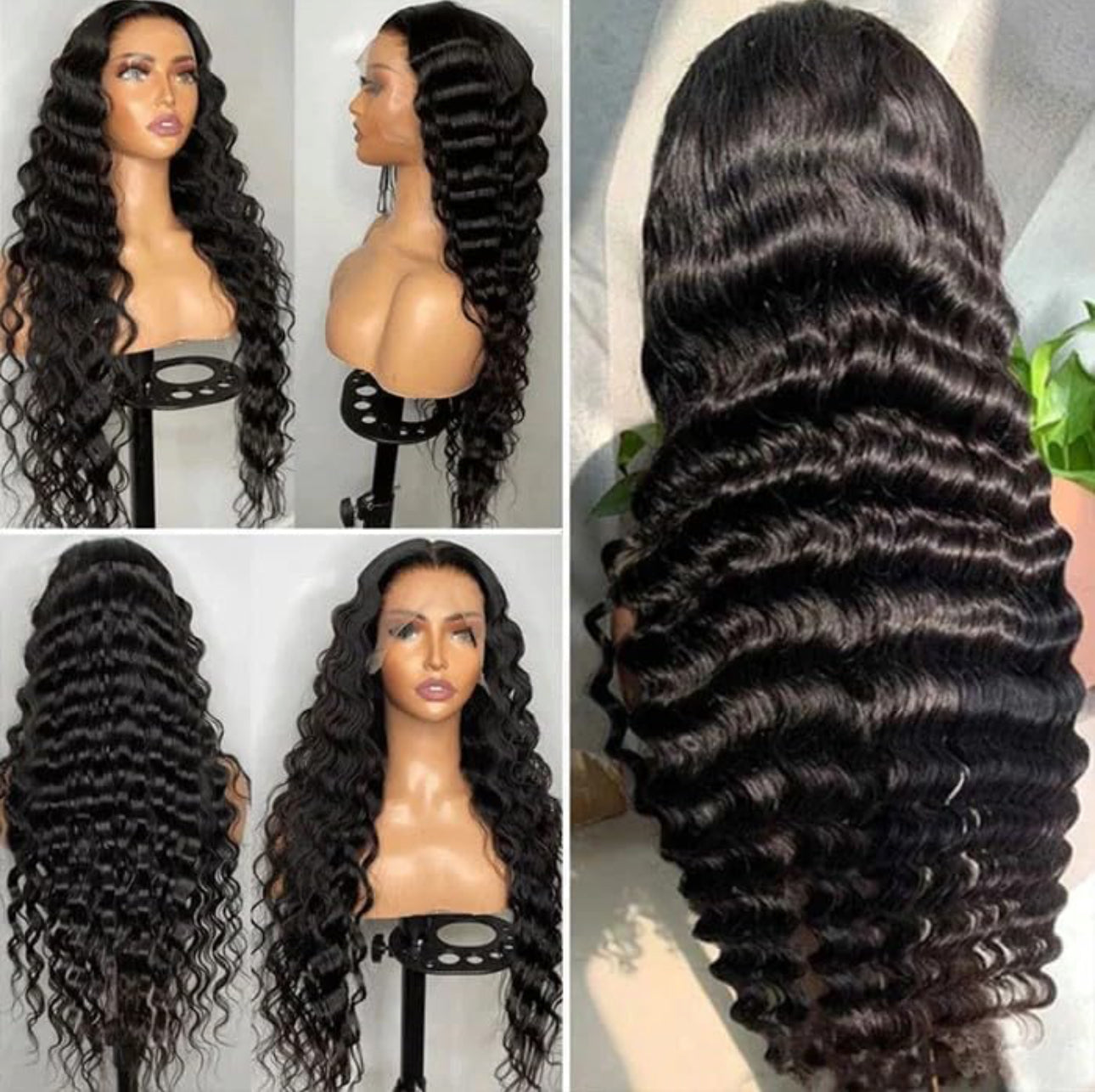 Deep Wave Frontal Wig 26 inch