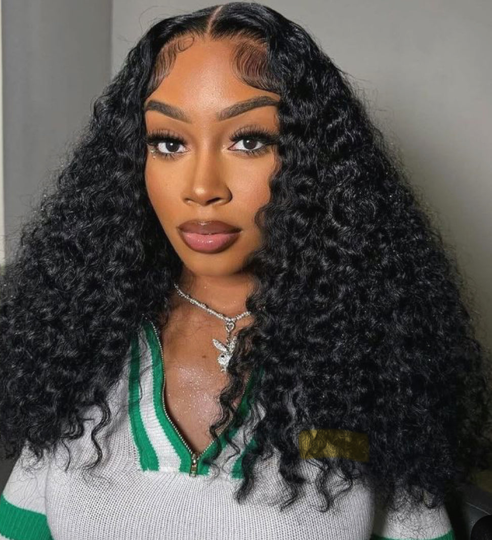 13x4 Burmese Curly Frontal Wig