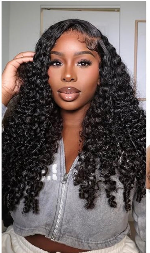 Burmese Curly Frontal Wig - 26"