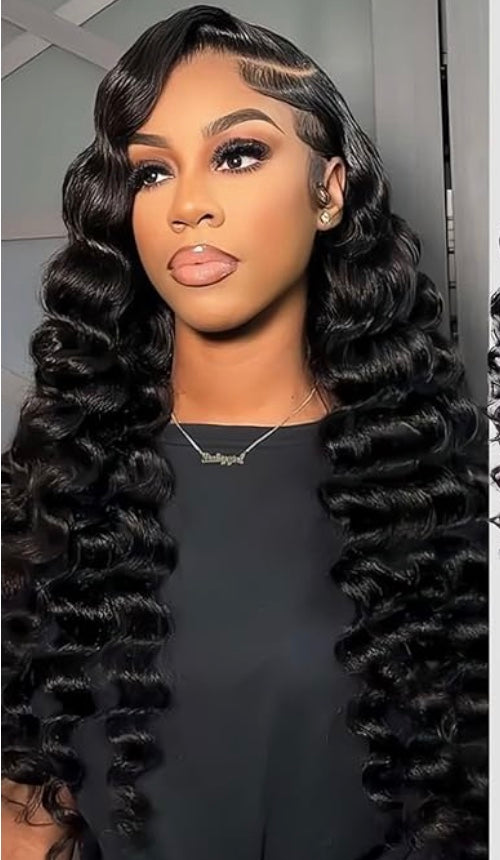 13x4 Deep Wave Frontal Wig 24